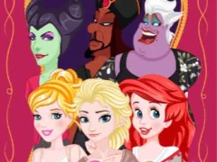 Mchezo Princess vs Villain Face Swap online