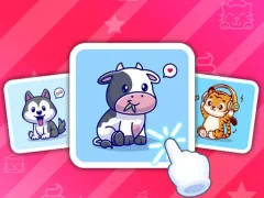 Mchezo Cute Animal Cards online
