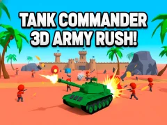 Mchezo Tank Commander 3d Army Rush! online