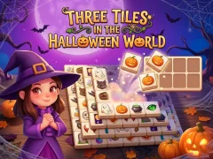 Mchezo The Three Tiles in the Halloween World online