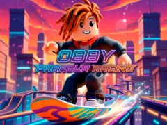 Mchezo Obby Parkour Racing online