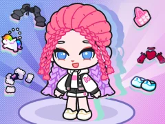 Mchezo Fashionista Avatar Studio Dress Up online