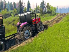 Mchezo Real Chain Tractor Towing Train Simulator online