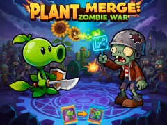 Mchezo Plant Merge: Zombie War online