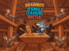 Mchezo Brainrot Tung Sahur Battle online