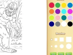 Mchezo Bigfoot Coloring Book online
