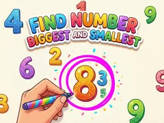 Mchezo Find Number Biggest and Smallest online