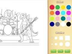 Mchezo Dinosaur Coloring Book For Kids online