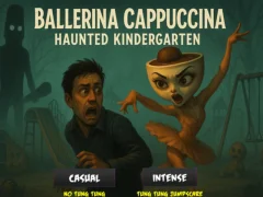 Mchezo Ballerina Cappuccina Haunted Kindergarten online