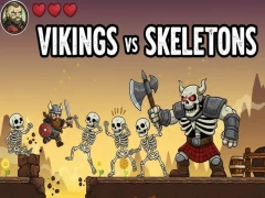 Mchezo Vikings Vs Skeletons online