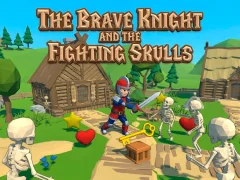 Mchezo The Brave Knight and the Fighting Skulls online