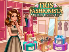 Mchezo Tris Fashionista Dolly Dress Up online