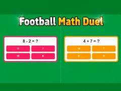 Mchezo Football Math Duel online
