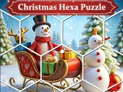 Mchezo Christmas Hexa Puzzle online