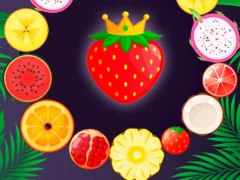 Mchezo Fruit King Merge online