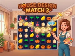 Mchezo House Design Match 3 online