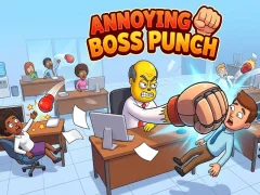 Mchezo Annoying Boss Punch online