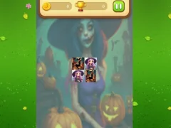 Mchezo Halloween Witch Memory Match online