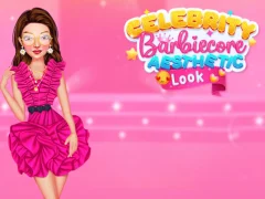 Mchezo Celebrity BarbieCore Aesthetic Look online