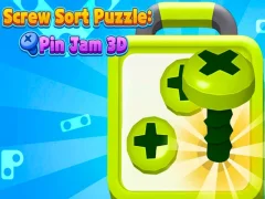 Mchezo Screw Sort Puzzle: Pin Jam 3D online