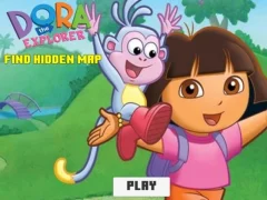 Mchezo Dora the Explorer: Find Hidden Map online