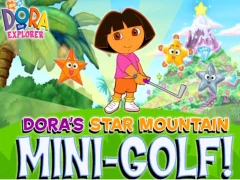 Mchezo Dora The explorer Dora's Star Mountain Mini-Golf online