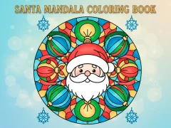 Mchezo Santa Mandala Coloring Book online