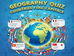 Mchezo Geography Quiz Countries Flag Capitals online