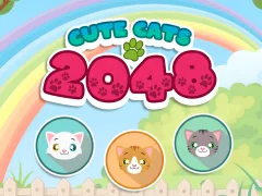 Mchezo Cute Cats 2048 online