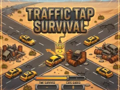 Mchezo Traffic Tap Survival online