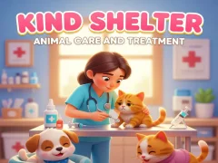 Mchezo Kind Shelter  Animal Care and Treatment online
