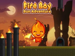 Mchezo Fire Boy Run Adventure online