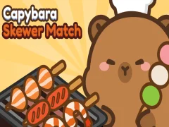 Mchezo Capybara Skewer Match online