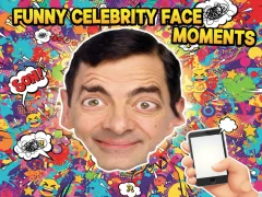 Mchezo Funny Celebrity Face Moments online