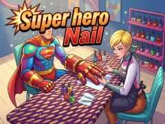 Mchezo Super hero Nail online