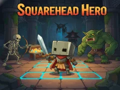Mchezo Squarehead Hero online