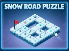Mchezo Snow Road Puzzle online