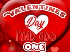 Mchezo Valentines Day Find Odd One online