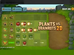 Mchezo Plants vs Brainrots 2D online