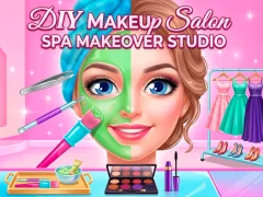 Mchezo DIY Makeup Salon Spa Makeover Studio online
