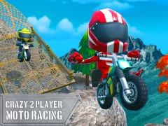 Mchezo Crazy 2 Player Moto Racing online