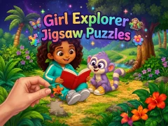 Mchezo Girl Explorer Jigsaw Puzzles online