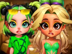 Mchezo Celebrity Face Dance online
