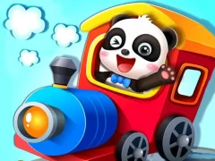 Mchezo Baby Panda Train Driver online