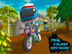 Mchezo Trial 2 Player Moto Racing online