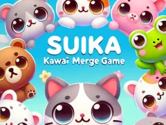 Mchezo Suika Kawaii Merge Game online