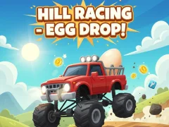Mchezo Hill Racing - Egg drop! online