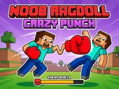 Mchezo Noob Ragdoll: Crazy Punch online