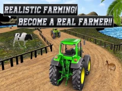 Mchezo Real Tractor Farming Simulator : Heavy Duty Tractor online