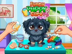 Mchezo Funny Puppy Care online